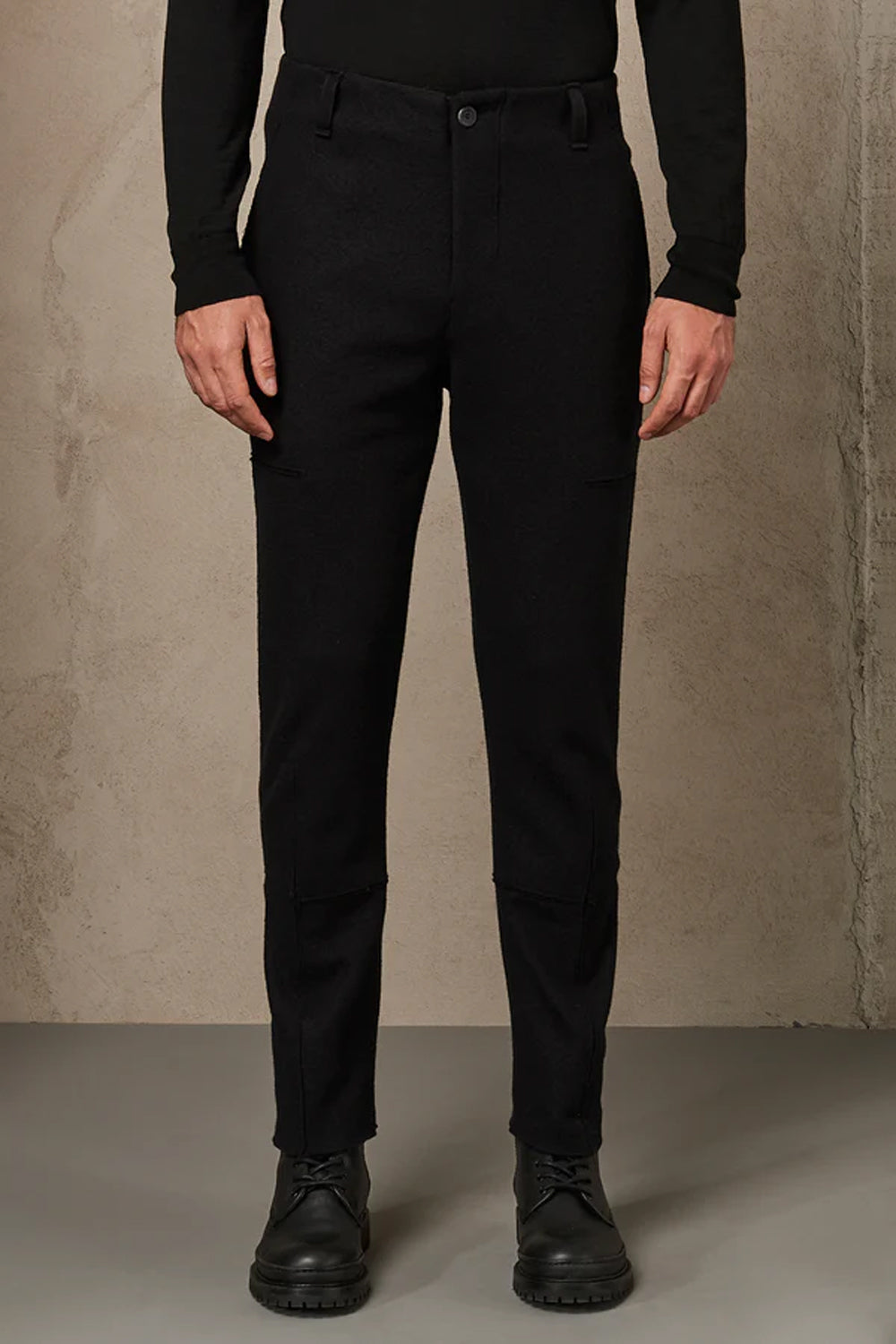 Goose Scenic Satin Stitch Wool Chino Trousers