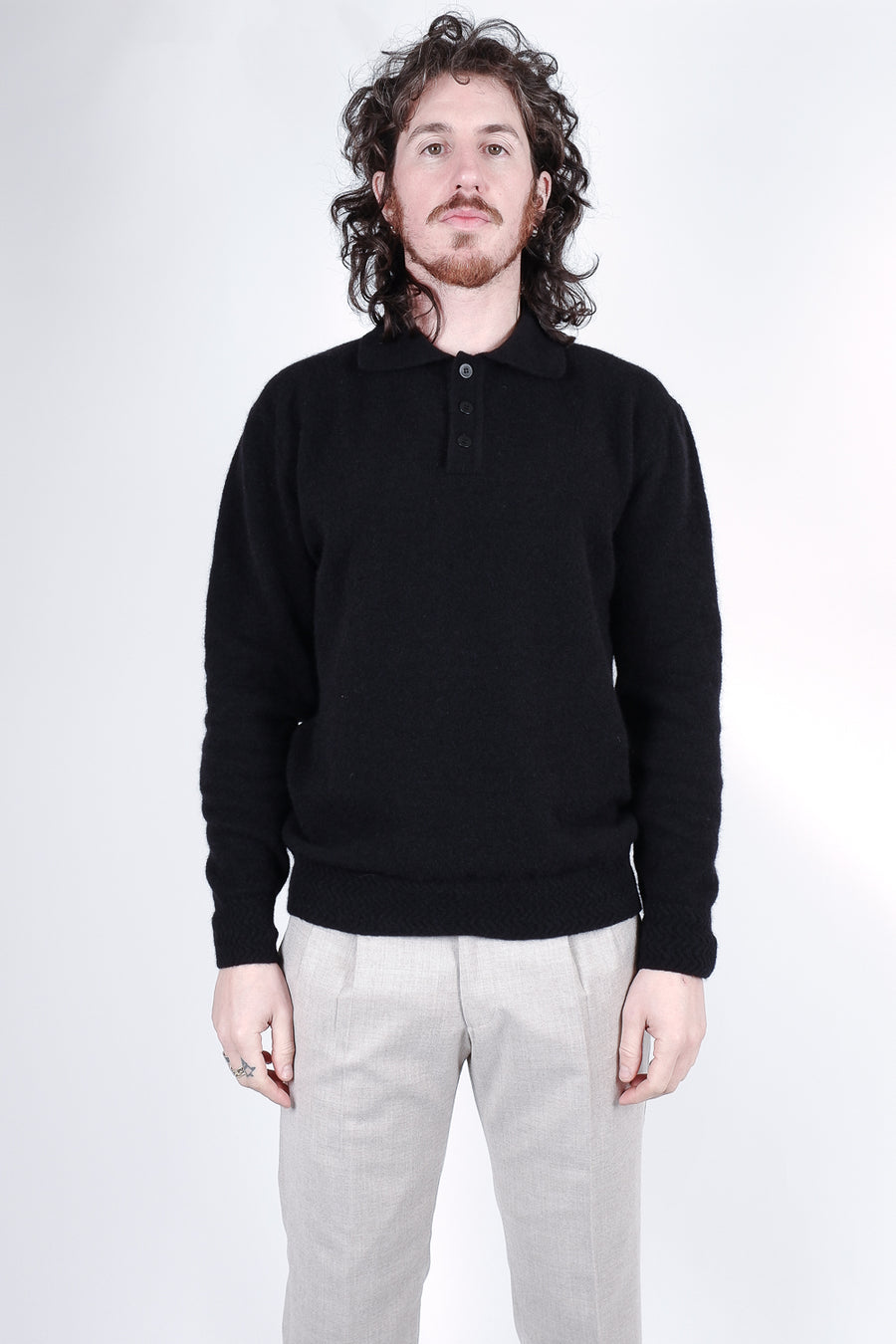 Buy the Daniele Fiesoli Alpaca Mixed Wool L/S Polo in Black at Intro. Spend £50 for free UK delivery. Official stockists. We ship worldwide.