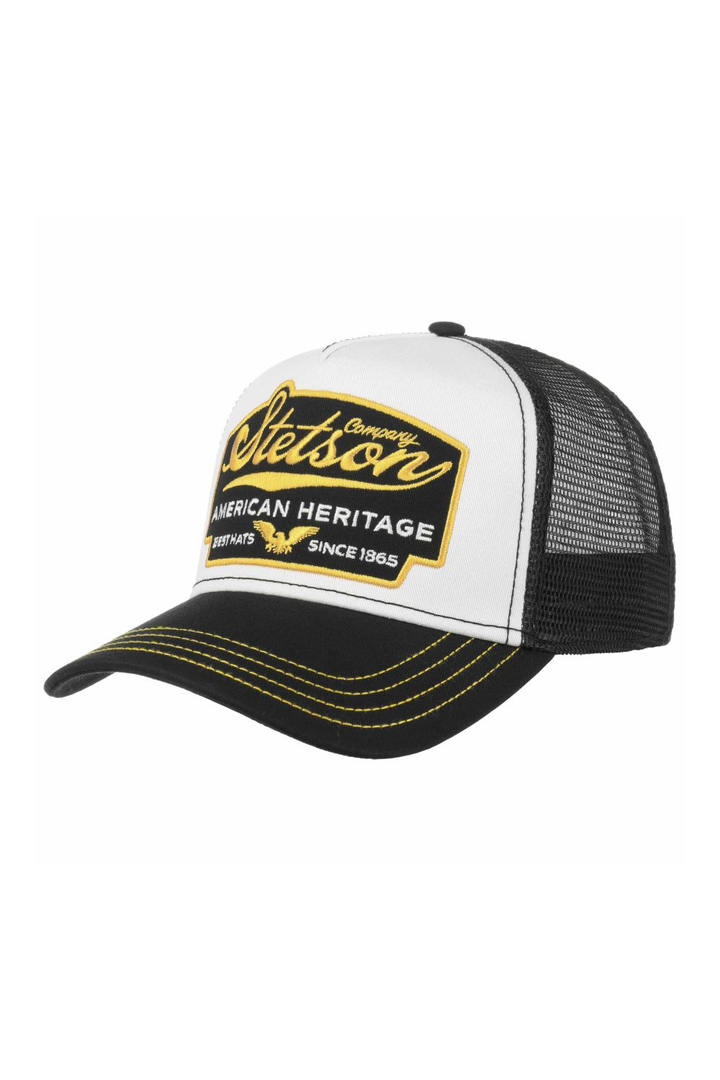 Buy the Stetson American Heritage Trucker Cap in Black at Intro. Spend £50 for free UK delivery. Official stockists. We ship worldwide.