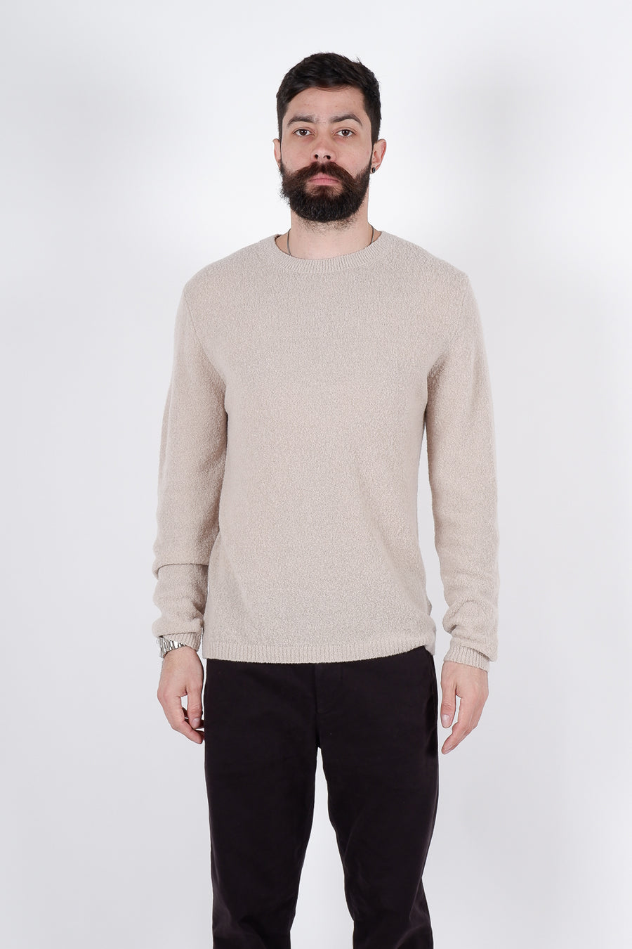 Buy the Daniele Fiesoli Boiled Wool Round Neck Sweater Taupe at Intro. Spend £50 for free UK delivery. Official stockists. We ship worldwide.