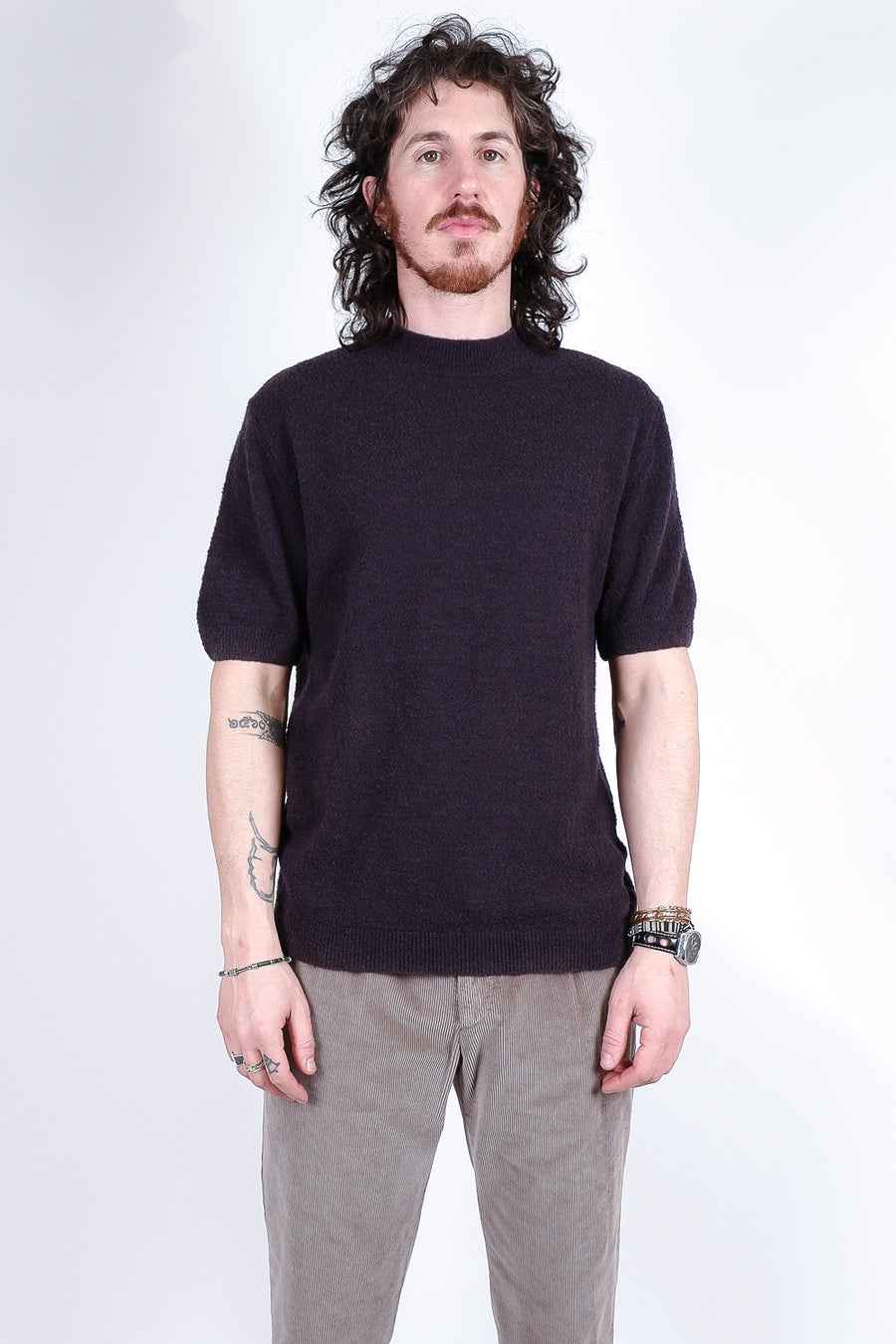 Buy the Daniele Fiesoli Boiled Wool Turtle Neck S/S T-Shirt in Charcoal at Intro. Spend £50 for free UK delivery. Official stockists. We ship worldwide.