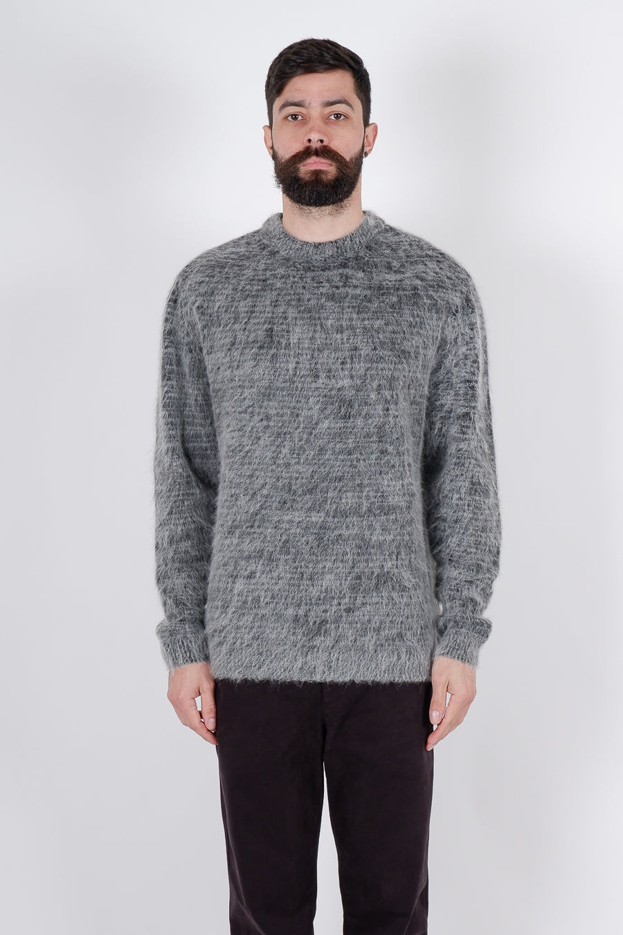 Buy the Daniele Fiesoli Brushed Alpaca Mohair Sweater Grey at Intro. Spend £50 for free UK delivery. Official stockists. We ship worldwide.