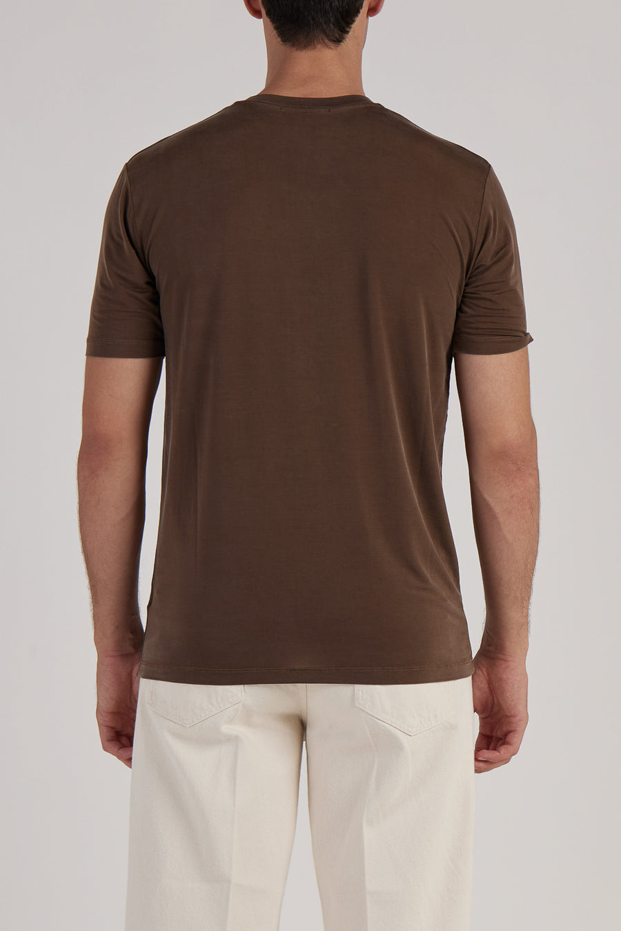 Buy the Daniele Fiesoli Cotton/Silk Round Neck T-Shirt in Brown at Intro. Spend £50 for free UK delivery. Official stockists. We ship worldwide.