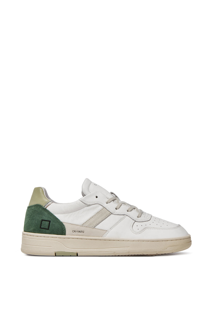 Buy the D.A.T.E. Court 2.0 Vintage Calf Sneaker in White/Green at Intro. Spend £50 for free UK delivery. Official stockists. We ship worldwide.