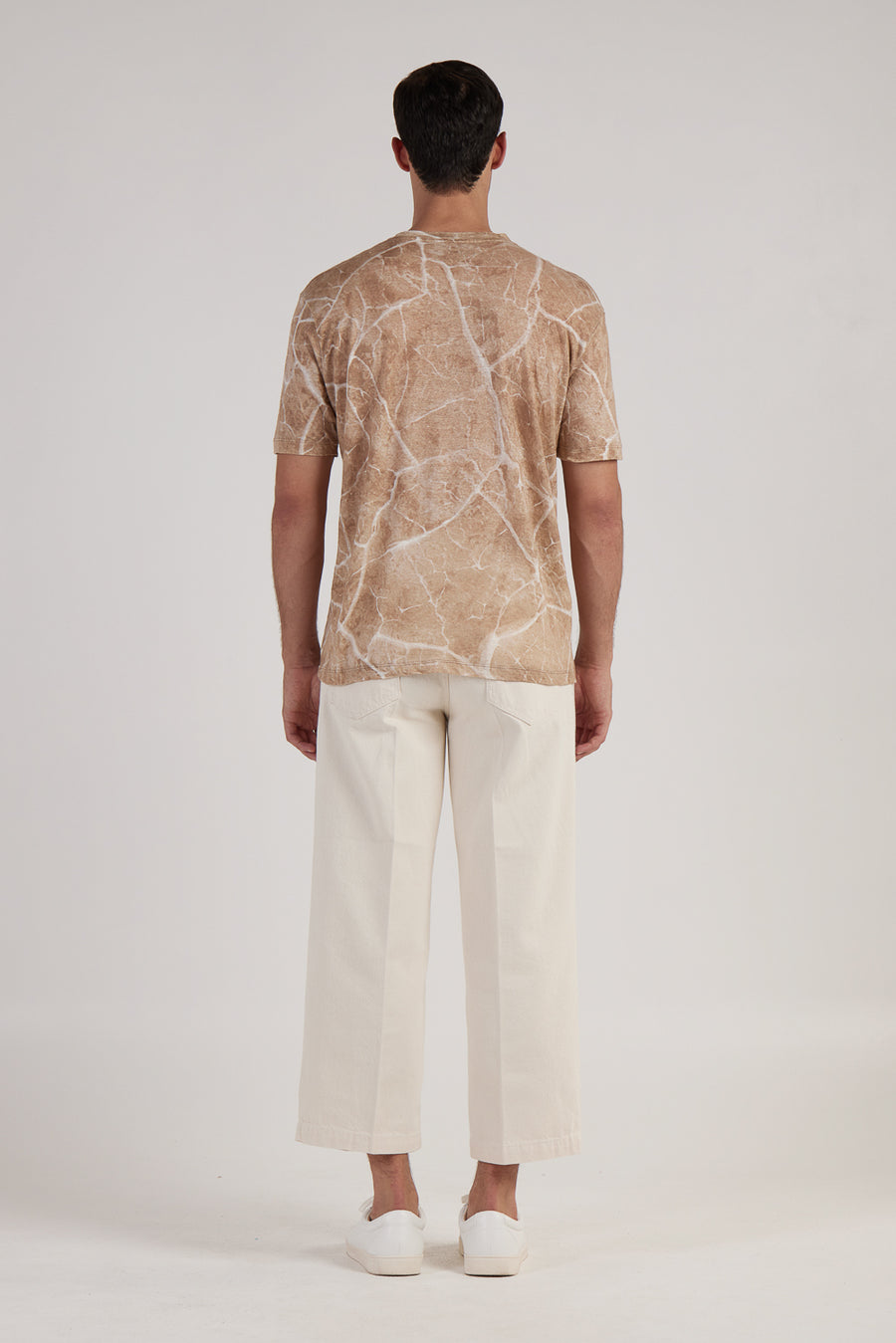 Buy the Daniele Fiesoli Cracking Earth Print Linen T-Shirt in Sand at Intro. Spend £50 for free UK delivery. Official stockists. We ship worldwide.