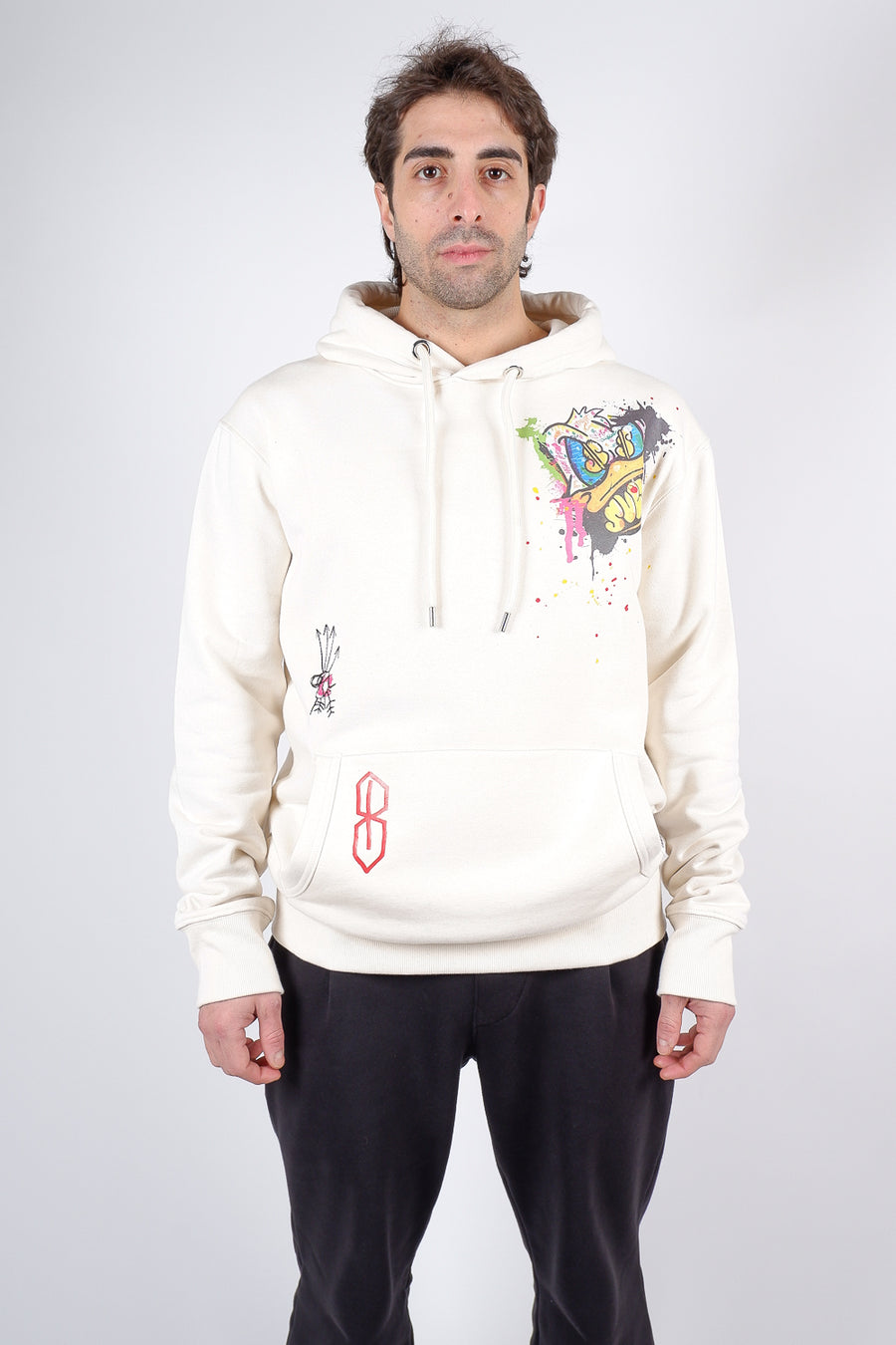Buy the ABE Donald Hoodie White at Intro. Spend £50 for free UK delivery. Official stockists. We ship worldwide.