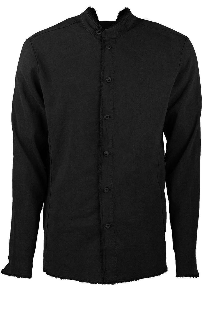 Buy the Hannes Roether Frayed Linen Mix Shirt in Black at Intro. Spend £50 for free UK delivery. Official stockists. We ship worldwide.