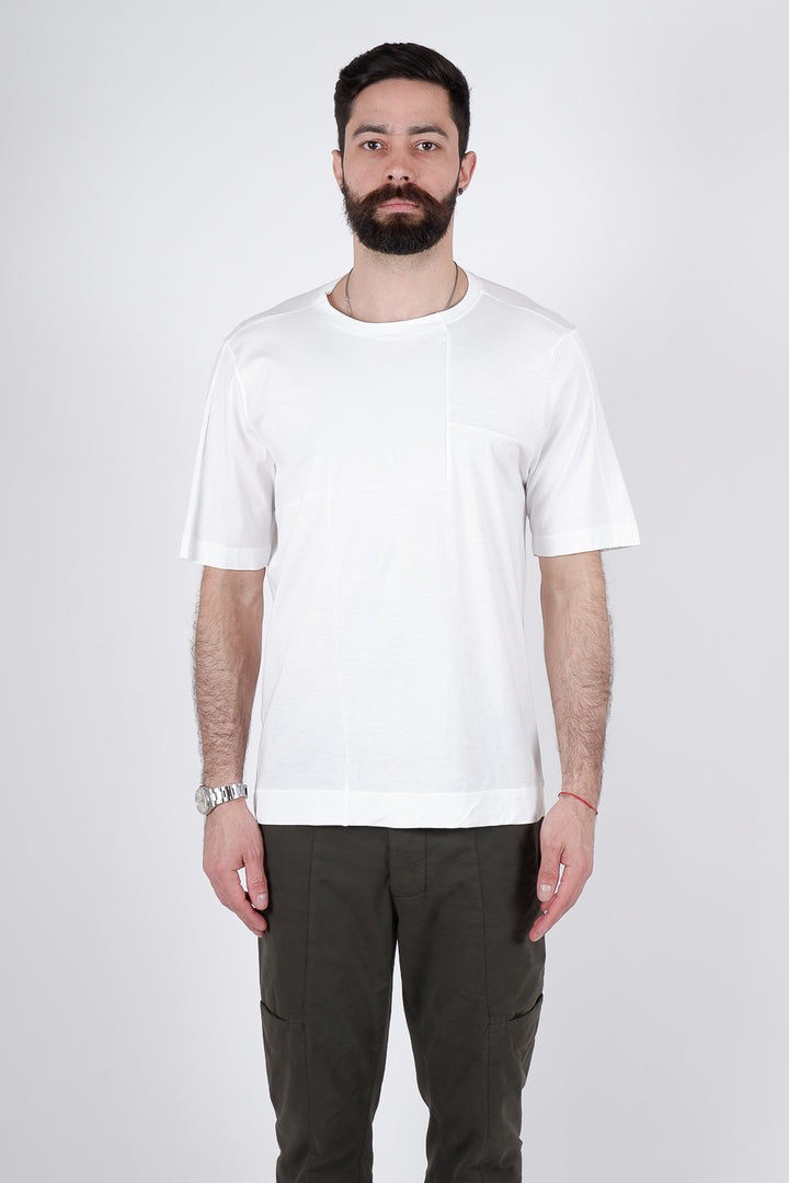 Buy the Transit Italian Cotton Front Detail T-Shirt in White at Intro. Spend £50 for free UK delivery. Official stockists. We ship worldwide.