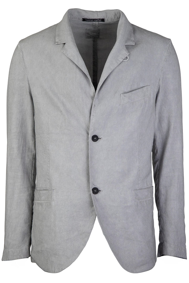 Buy the Hannes Roether Linen/Silk Blazer in Light Grey at Intro. Spend £50 for free UK delivery. Official stockists. We ship worldwide.