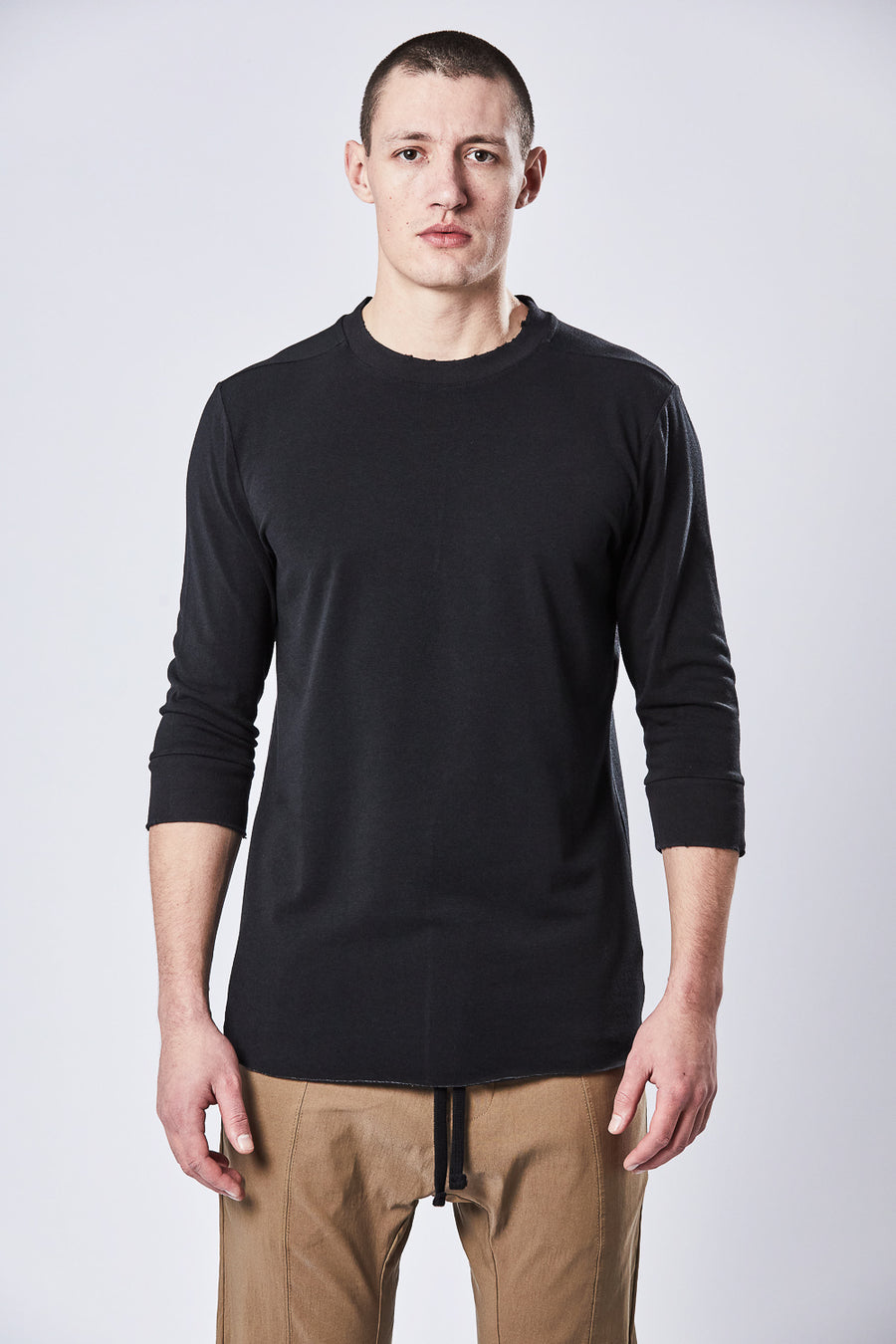M TS 752 3/4 T-Shirt Black