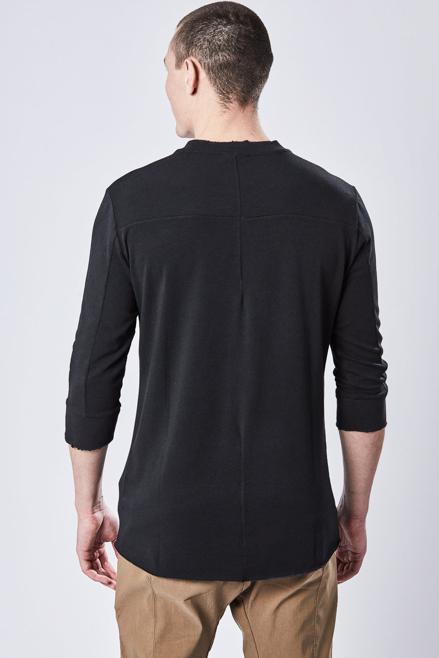 M TS 752 3/4 T-Shirt Black
