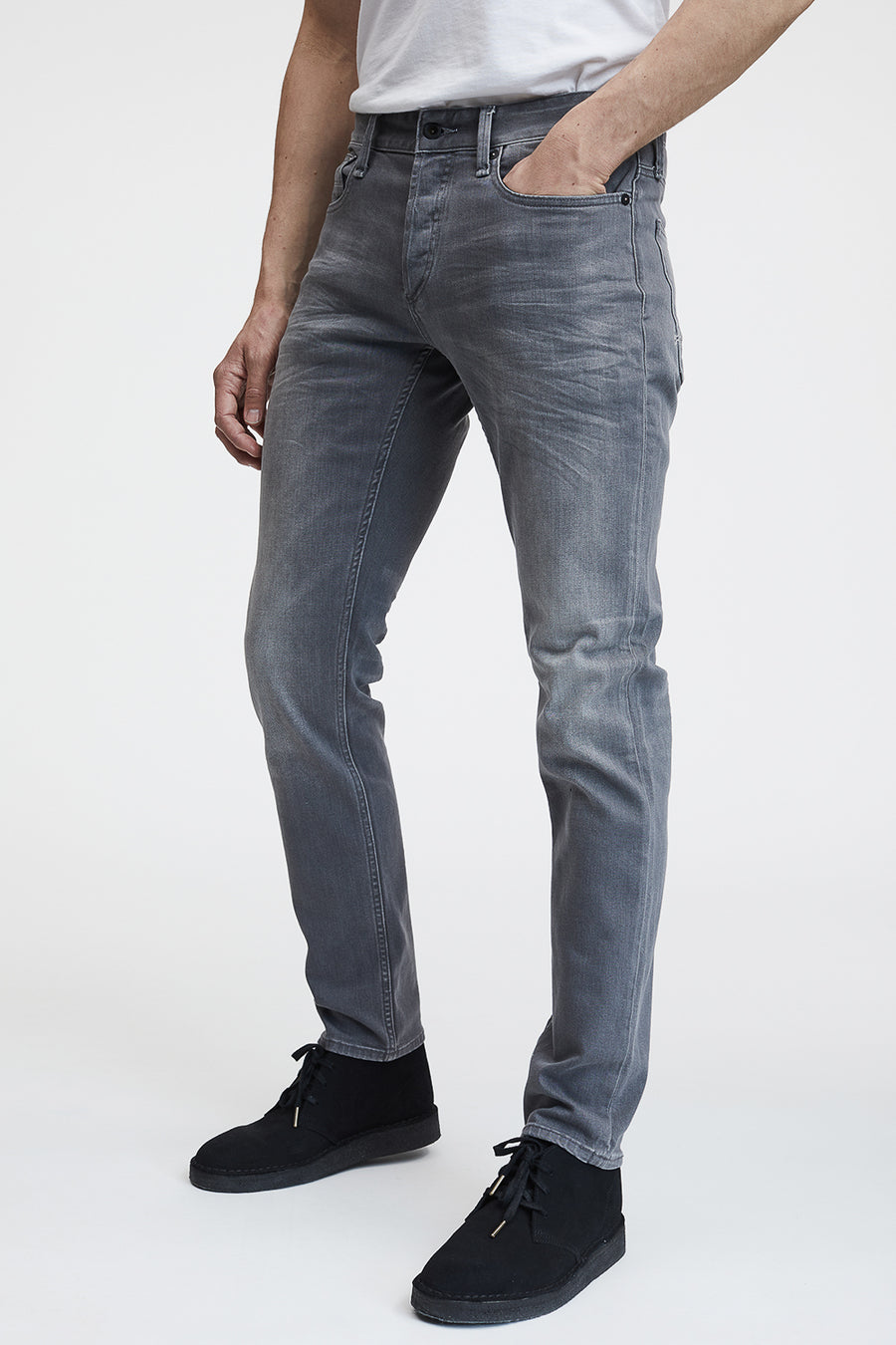 Buy the Denham Razor Aceg Jeans in Grey at Intro. Spend £50 for free UK delivery. Official stockists. We ship worldwide.
