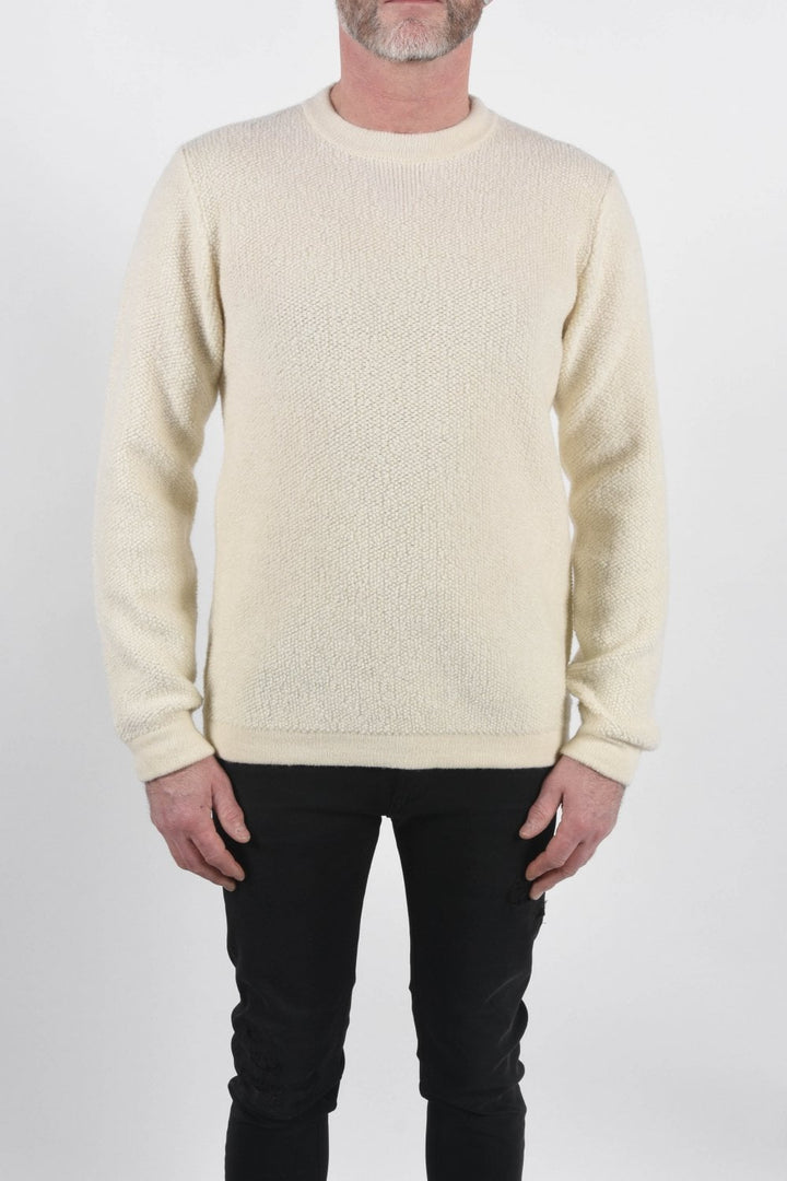 Buy the Daniele Fiesoli Textured Round Neck Knit Cream at Intro. Spend £50 for free UK delivery. Official stockists. We ship worldwide.