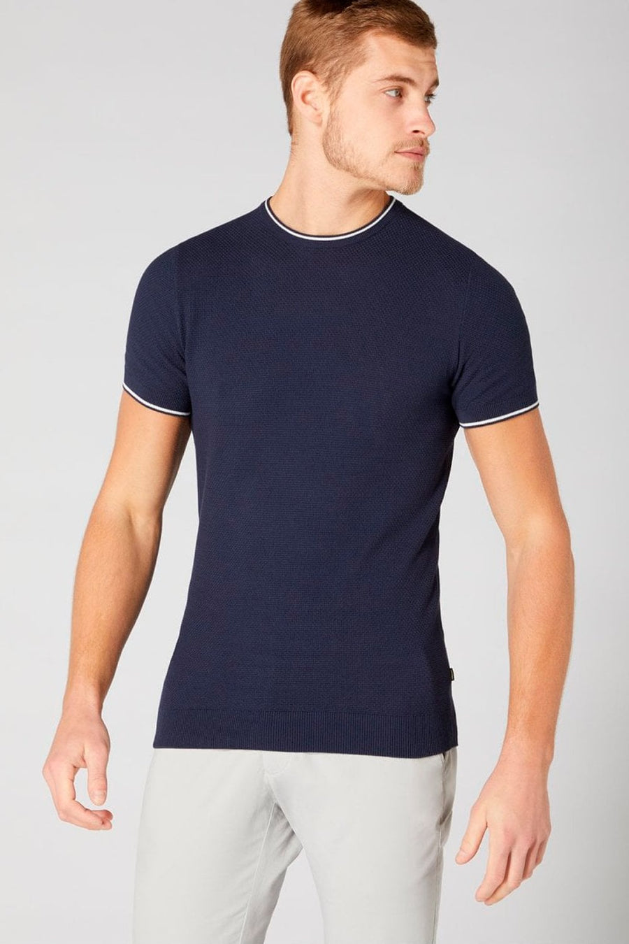 Buy the Remus Uomo Knitted S/S T-Shirt Navy at Intro. Spend £50 for free UK delivery. Official stockists. We ship worldwide.