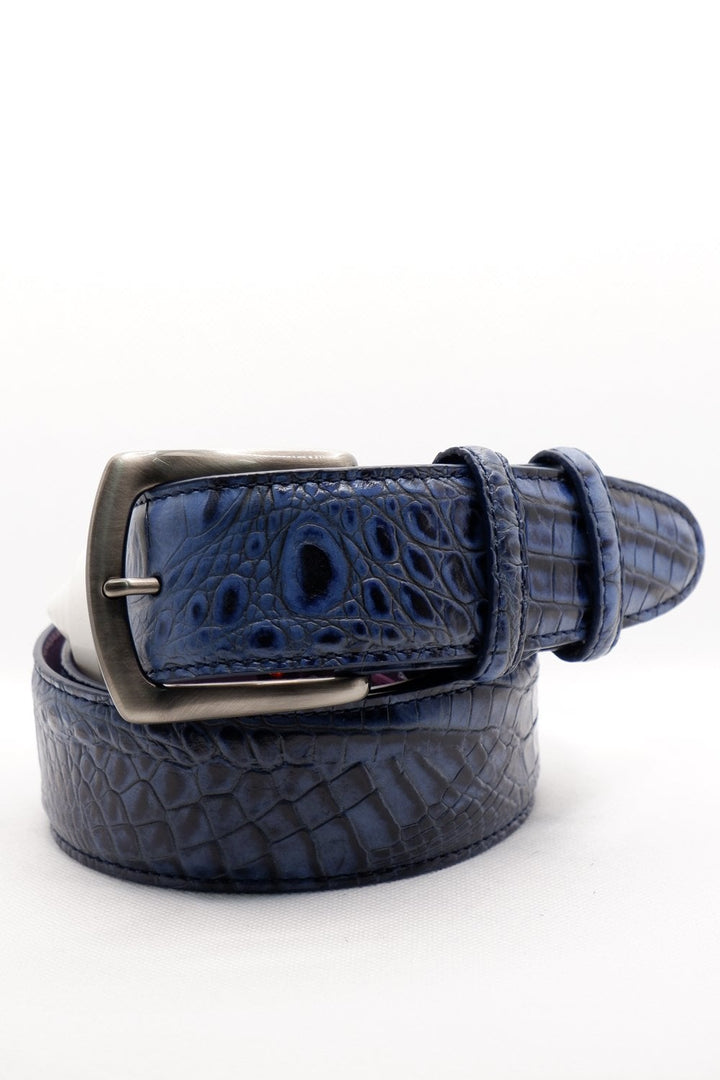 Buy the Elliot Rhodes Coco Jenny Mock Croc Belt in Blue at Intro. Spend £50 for free UK delivery. Official stockists. We ship worldwide.