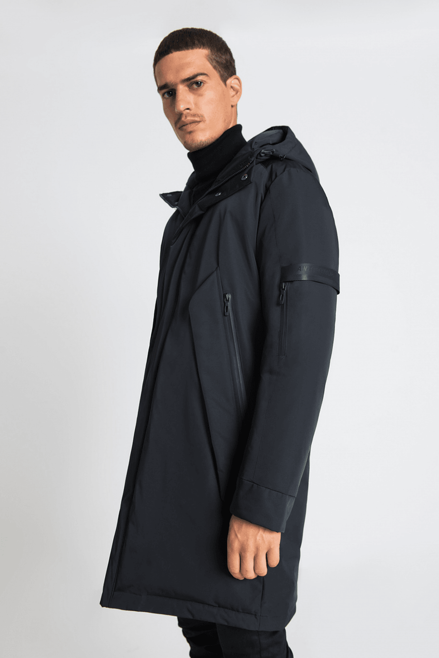 Buy the Antony Morato Long Hooded Panel Jacket in Black at Intro. Spend £50 for free UK delivery. Official stockists. We ship worldwide.