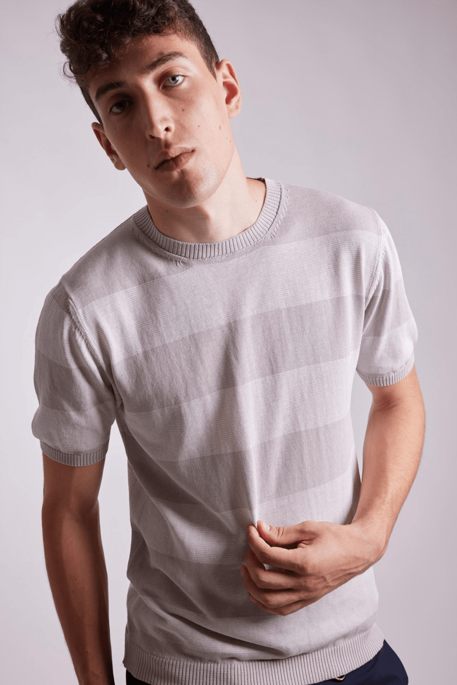 Buy the Daniele Fiesoli Stripes Cotton T-Shirt in Beige/White at Intro. Spend £50 for free UK delivery. Official stockists. We ship worldwide.