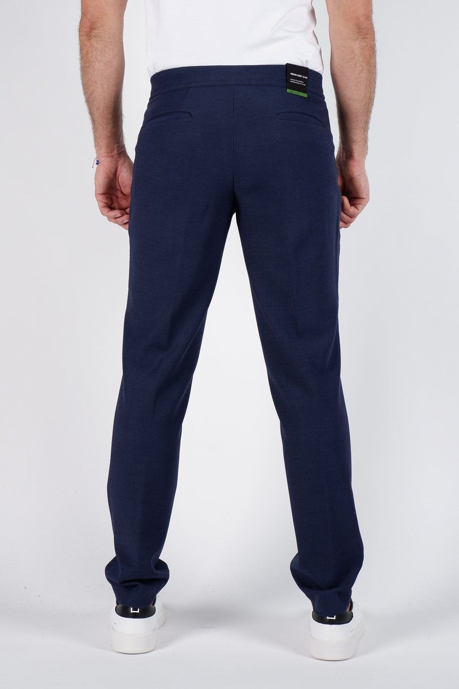 Buy the Remus Uomo Stretch Fit Cotton Trouser in Navy at Intro. Spend £50 for free UK delivery. Official stockists. We ship worldwide.