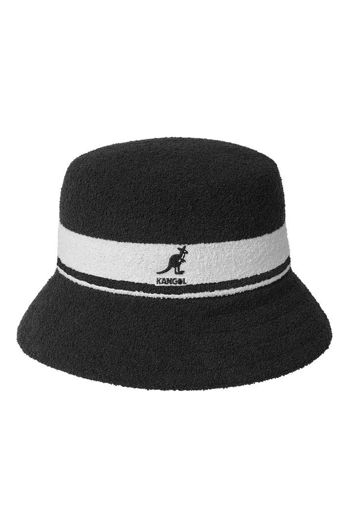 Buy the Kangol Bermuda Stripe Bucket Hat in Black at Intro. Spend £50 for free UK delivery. Official stockists. We ship worldwide.