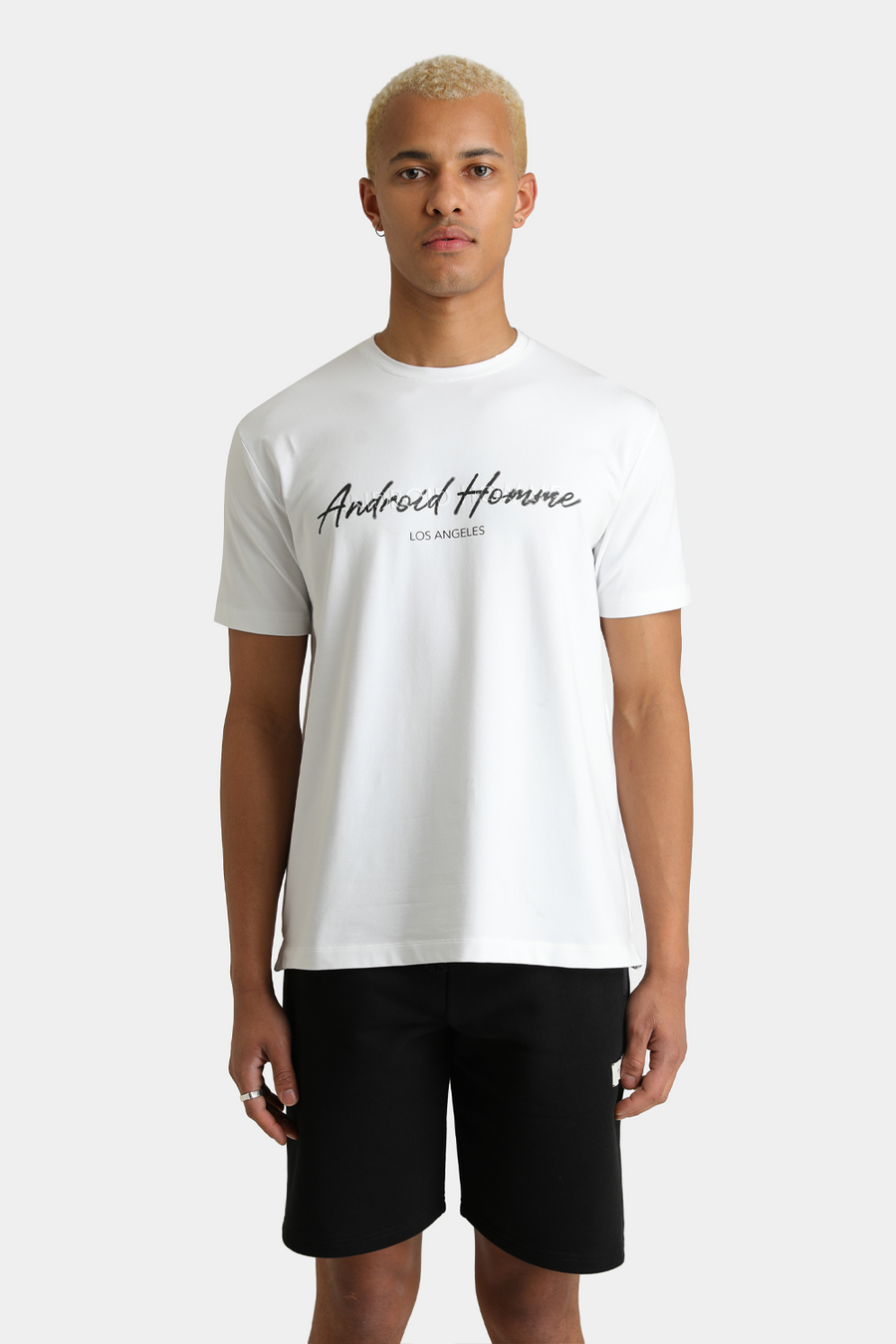 Buy the Android Homme Blur Script T-Shirt in White at Intro. Spend £50 for free UK delivery. Official stockists. We ship worldwide.