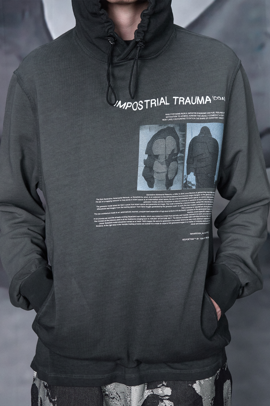 Buy the Iso Poetism Gibra Hoodie W/ Serigraphy Front/Back Print in Grey at Intro. Spend £100 for free UK delivery. Official stockists. We ship worldwide.