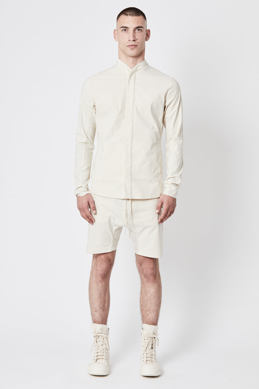 Buy the Thom Krom M SJ 580 Jacket in Ivory at Intro. Spend £50 for free UK delivery. Official stockists. We ship worldwide.