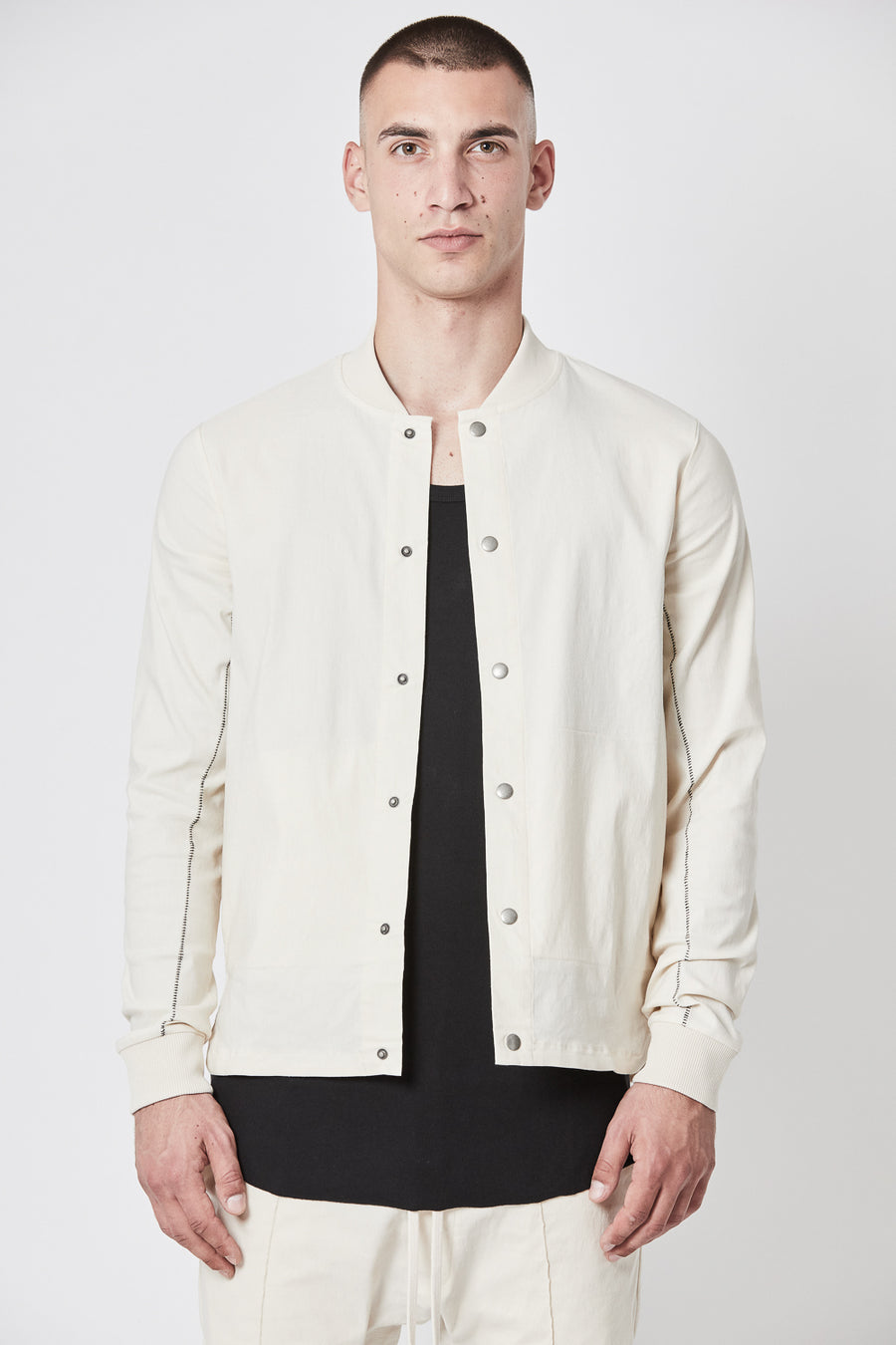 Buy the Thom Krom M SJ 583 Jacket in Ivory at Intro. Spend £50 for free UK delivery. Official stockists. We ship worldwide.
