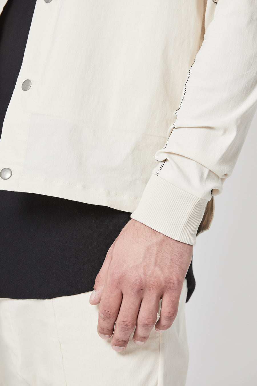 Buy the Thom Krom M SJ 583 Jacket in Ivory at Intro. Spend £50 for free UK delivery. Official stockists. We ship worldwide.