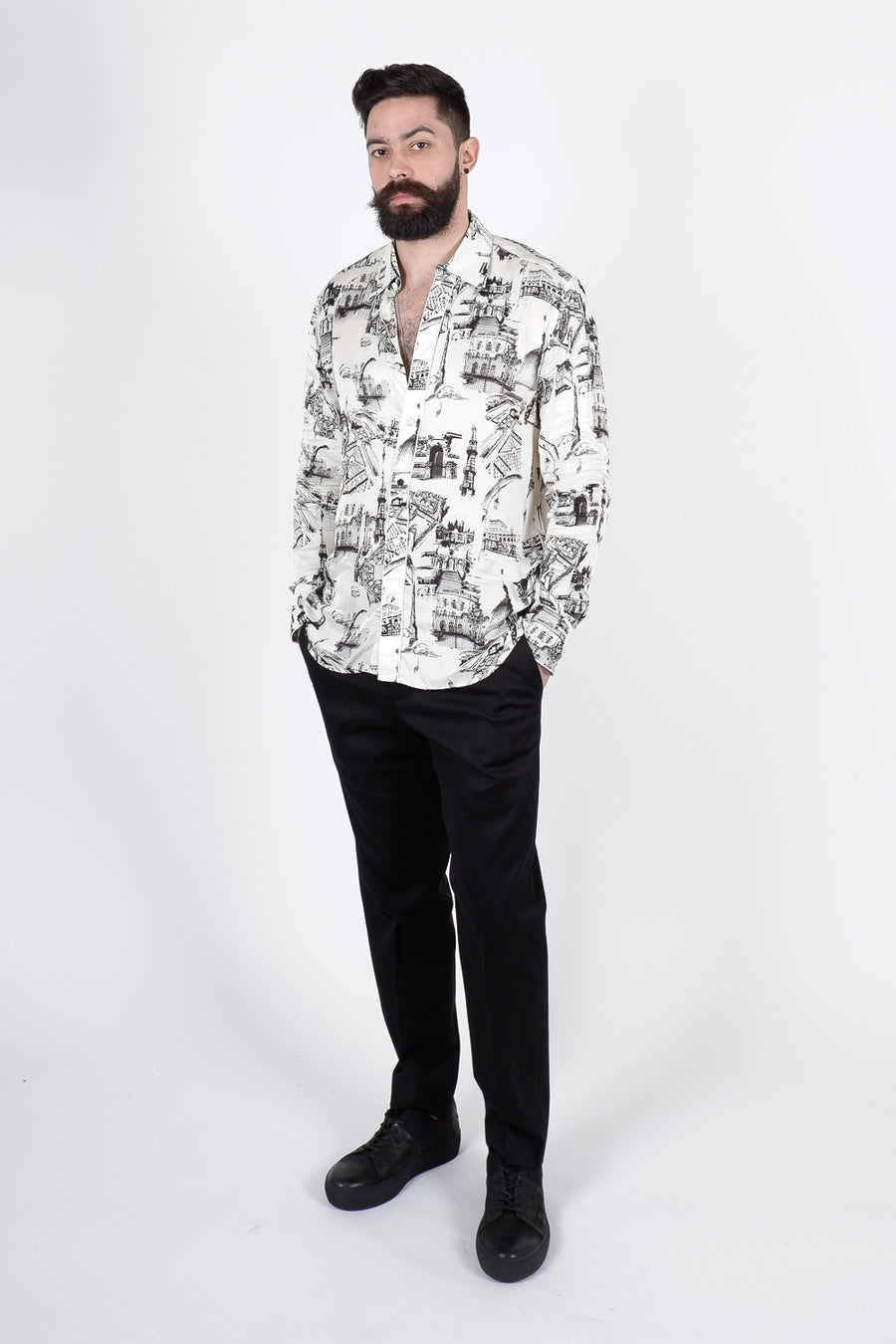 Buy the PT Torino Pure Silk Printed Shirt Black/White at Intro. Spend £50 for free UK delivery. Official stockists. We ship worldwide.