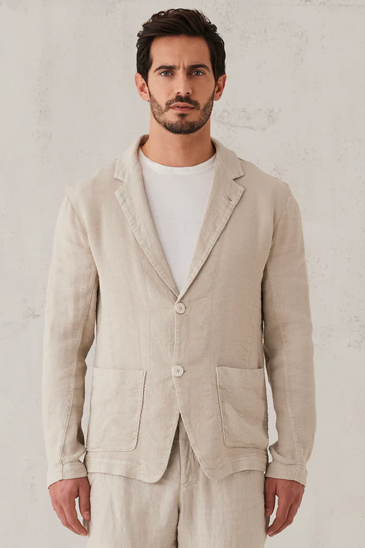 Buy the Transit Regular Fit Linen Blazer in Ice at Intro. Spend £50 for free UK delivery. Official stockists. We ship worldwide.