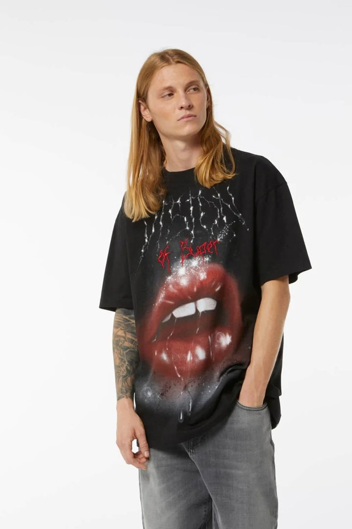 Buy the Vision of Super Rock Mouth Print T-Shirt Black at Intro. Spend £100 for free next day UK delivery. Official stockists. We ship worldwide