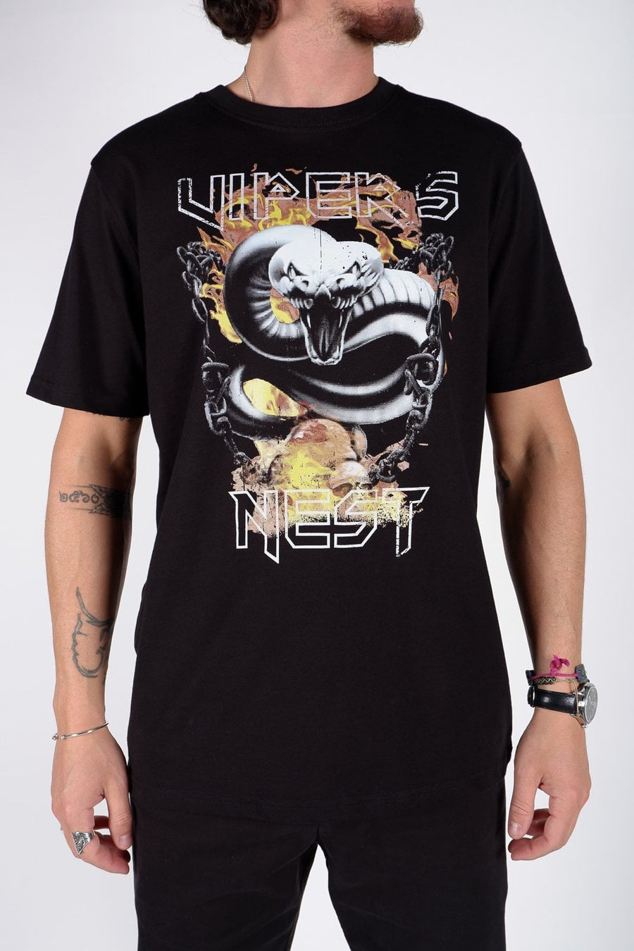 Buy the ABE Viper s Nest T-Shirt in Black at Intro. Spend £50 for free UK delivery. Official stockists. We ship worldwide.