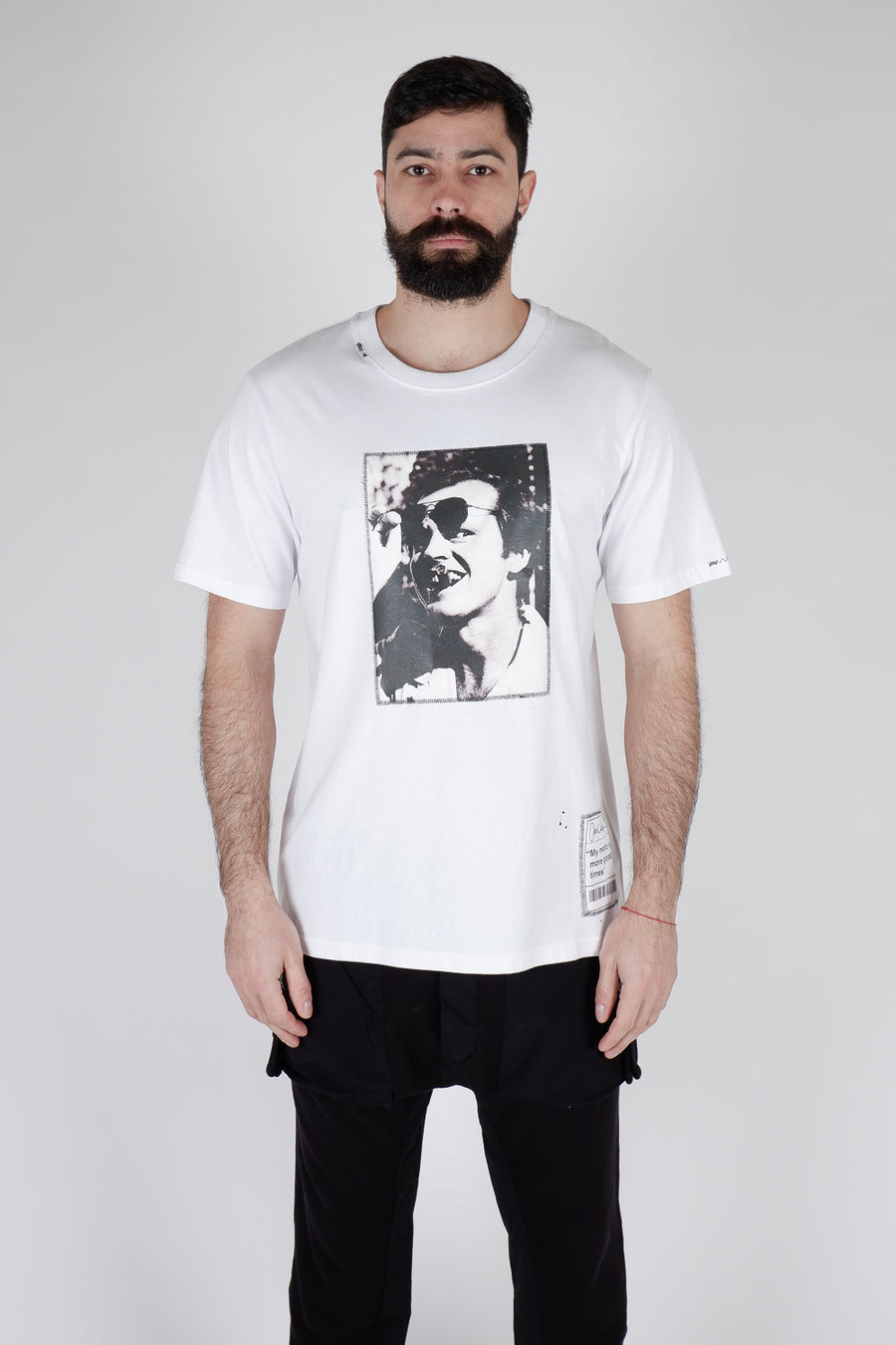 Buy the ABE  Young Jack T-Shirt in White  at Intro. Spend £50 for free UK delivery. Official stockists. We ship worldwide.